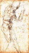 Michelangelo Buonarroti Male Nude Germany oil painting artist